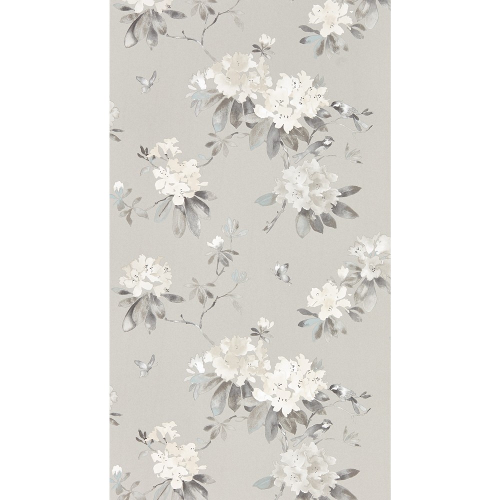 Rhodera Wallpaper 216265 by Sanderson in Silver Grey